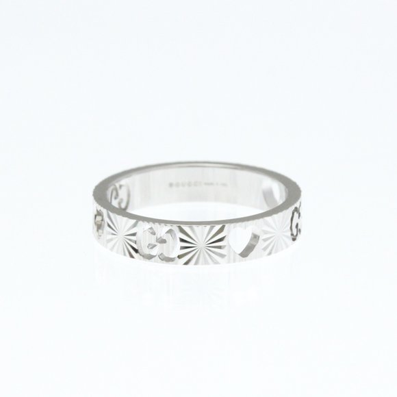 GUCCI 18k White Gold Ring - Picture 1 of 9